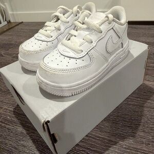 Nike White Air Force 1s Toddler Size 6c